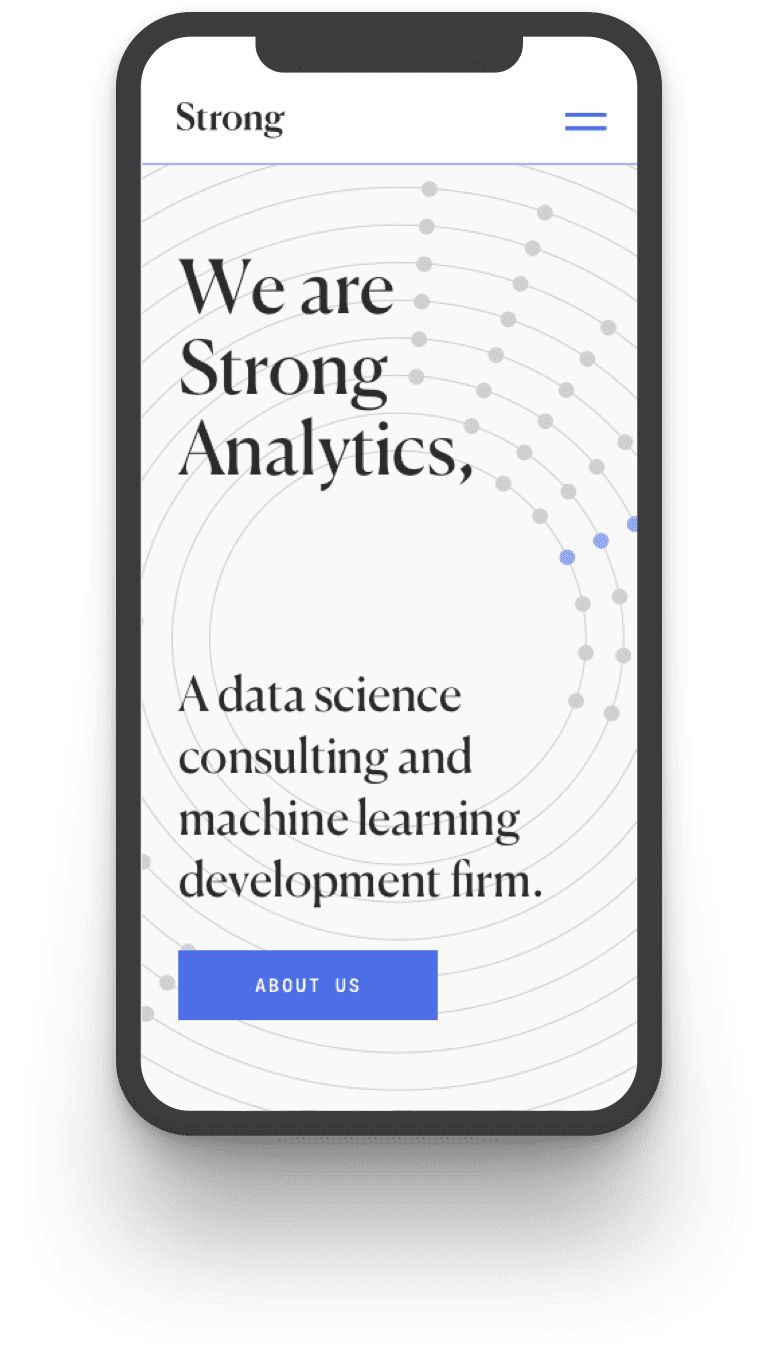 Strong Analytics Mobile Design UI