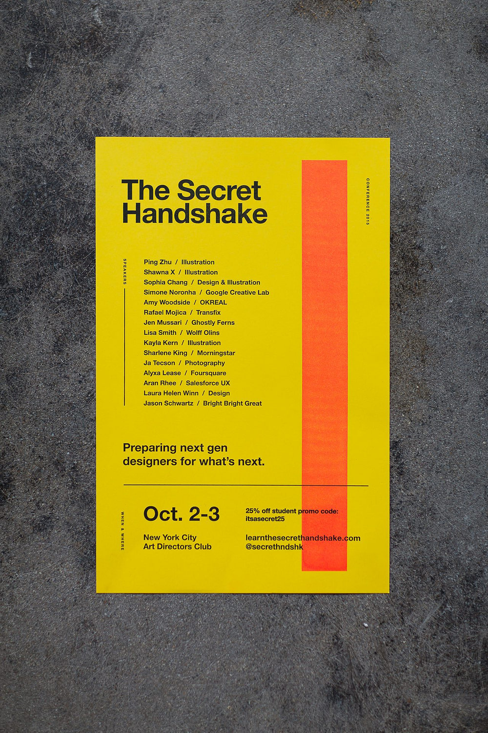 Secret Handshake NYC Poster