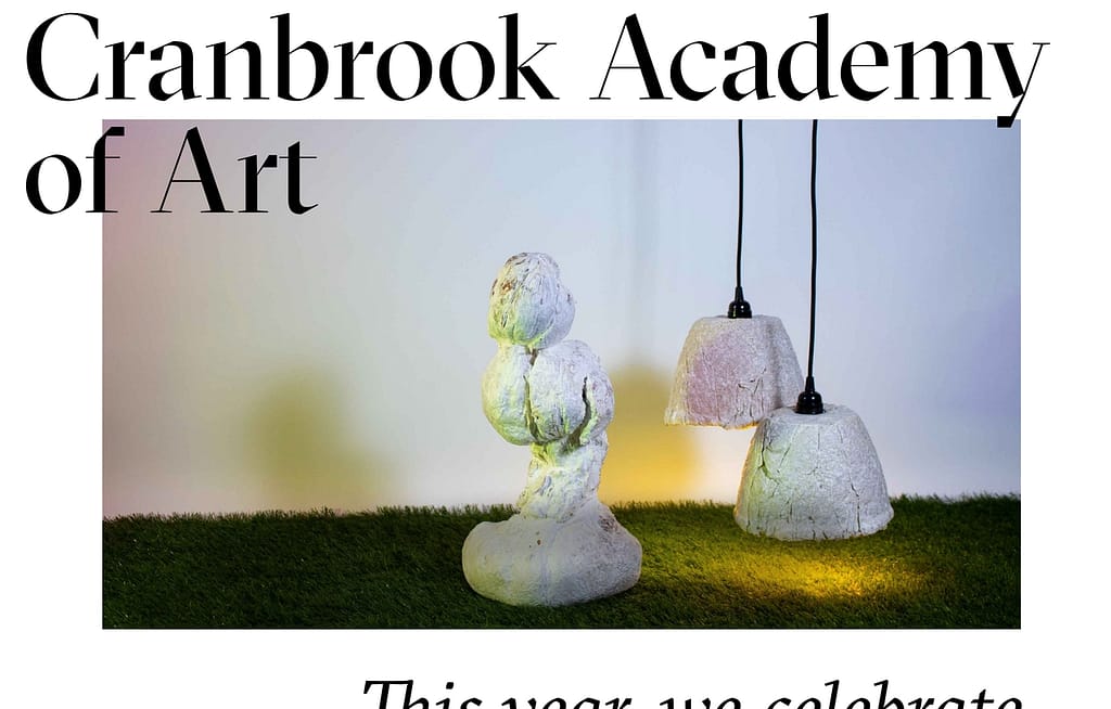 Cranbrook Academy of Art Graduate Online Exhibition